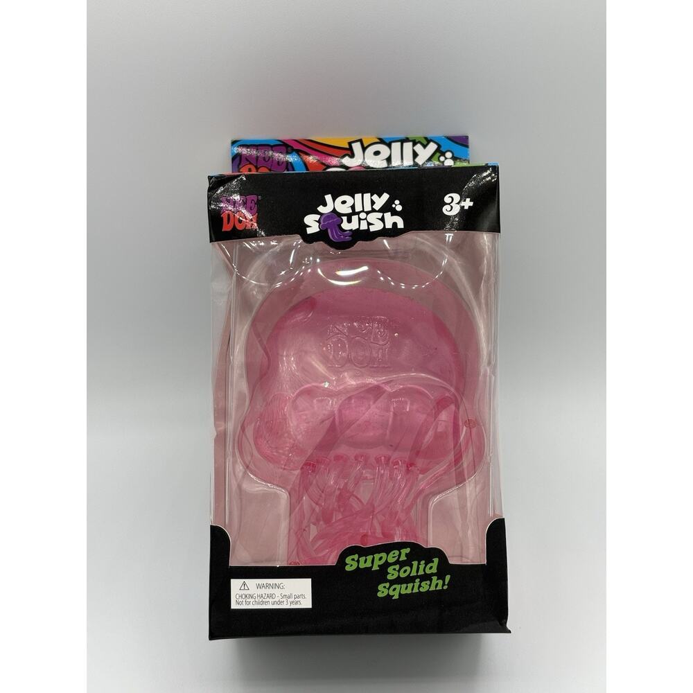 New NeeDoh Nee Doh Jelly Squish Jellyfish Jellysquish PINK